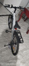 凤凰儿童自行车6-12岁自行车学生12-18岁大童山地自行车双碟刹带减震 银白色-单速辐条轮-带后座架 22寸（适合身高140-155cm） 实拍图