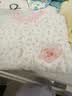 婧麒新生婴幼儿衣服秋冬保暖夹棉连体衣小月龄宝宝无骨外出哈衣秋 粉色小碎花【40g棉连体衣】 80cm  【9-18个月建议体重8.5-10kg】 实拍图