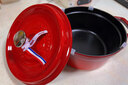 珐宝（staub）厨房好物法国进口珐琅铸铁锅樱桃红22cm双耳煲汤锅 40509-825 实拍图