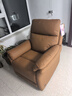 左右沙发单人沙发椅子北欧简约客厅家具科技布功能单椅DZY6010 6电动单椅 真皮款-焦糖色 一人位 实拍图