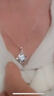 唯一（Winy）999足银项链女款小众高级生日新年元旦跨年礼物送女朋友老婆银饰 实拍图