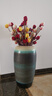 春色撩人假花仿真花客厅摆设家居室内落地花瓶套装干花插花大花束装饰摆件 单枝五头郁金香价格 实拍图
