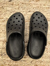 京东京造【抗菌洞洞鞋】凉鞋情侣旅行沙滩两穿eva凉拖鞋男士夜色黑40-41 实拍图