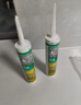 瓦克（WACKER）DA防霉玻璃胶厨卫密封胶防水美容胶马桶封边胶白色+胶枪工具包 实拍图
