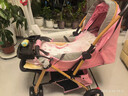 豪威 婴儿推车可坐可躺双向便携婴儿车0-3岁轻便BB手推车（全车可水洗） 公主粉+至尊款+可坐躺双向+音乐餐盘（全车可水洗） 实拍图