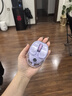 前行者（EWEADN）Q9小土豆无线蓝牙双模透明鼠标游戏可充电式电竞电脑笔记本低音轻量化RGB灯效  寒酥紫 实拍图