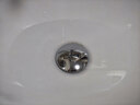 潜水艇（Submarine）CQ-33铜镀铬面盆弹跳下水器洗手盆漏水塞子过滤头发杂物大蘑菇头 实拍图