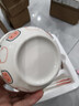 釉下彩可爱卡通碗碟套装家用高颜值陶瓷碗筷盘餐具 可爱猪2碗2勺 实拍图