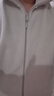 优衣库男装女装摇粒绒拉链茄克/长袖外套廓系夹克479792 30 浅米色 S 实拍图