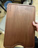 双枪乌金檀木整木菜板 百年龄砧板家用切菜案板抗菌实木菜板50*33*2.5 实拍图