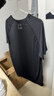 京东京造【100 超轻速干】运动T恤夏季户外跑步健身短袖男 黑色2.0 L 实拍图