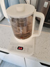 申花【德国品质】养生壶煮茶器炖煮一体煮茶壶热水壶智能定时恒温保温全玻璃0胶水 米白色 2L 大容量+28大功能 实拍图