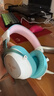 觅声阿尔法2.4G三模无线游戏耳机头戴式7.1环绕音效蓝牙无线电竞专用吃鸡三角洲FPS游戏听声辨位打瓦 魔幻青-2000mAh电池|边充边用 实拍图