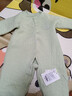 婧麒（JOYNCLEON）婴儿衣服秋冬连体衣纯棉新生儿季男女宝宝夹棉保暖对开哈衣服爬服 中开星月苍绿 90cm 【1-2岁，体重9.5-13kg】 实拍图