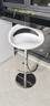 美勒思 吧台椅  升降吧椅 高脚吧椅前台椅酒吧椅椅子 不锈钢吧椅三级气杆红色 实拍图