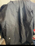 诚墨成人防溅水连帽罩衣男女防污画画护衣长袖拉链车间围裙工作服罩衫 男单层防溅水黑色连帽罩衣3XL 实拍图