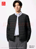 优衣库男女装高级轻型羽绒便携式茄克夹克外套排骨羽绒服478275 478275/09黑色 2XL 实拍图