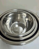 炊大皇304不锈钢盆筛五件套 加厚洗菜盆和面盆调料腌肉盆米筛五个组合装 实拍图