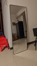 千禧华府全身镜穿衣镜落地镜子挂门服装店试衣防爆壁挂镜一体简约黑65*170 实拍图