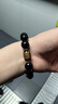 石传百世天然黑曜石招财貔貅手串转运护身符补水手链送男友纪念圣诞节礼物 实拍图