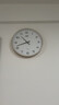 康巴丝（Compas）挂钟客厅钟表 简约石英钟表挂墙时钟卧室挂表 2999 金色 35cm 实拍图