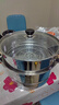苏泊尔（SUPOR）304不锈钢蒸锅双层加厚复底汤锅带蒸笼燃气电磁炉通用 【三层加厚】旗舰款 28cm 实拍图
