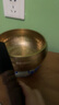 梵木果【麟纹钵】尼泊尔半手工颂钵音疗佛音黄铜碗瑜伽采耳居家冥想静心 金色中款-15cm+标准三件套 实拍图