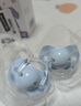 苏维妮（suavinex）安抚奶嘴0-6-18个月以上防胀气仿母乳新生婴儿哄睡奶嘴甜梦系列 【不易红脸】蓝色  0-6个月 2个装 实拍图