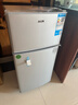 奥克斯小冰箱家用小型迷你冷藏冷冻两用出租房宿舍用节能省电寝室办公室电冰箱 【净化去味】156银色【高效保鲜 铜管速冷】42L 实拍图