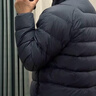 安德玛（Under Armour）UACore男子轻质运动休闲短款鸭绒羽绒服6010876 暴雨灰044 L 建议拍大一码 实拍图