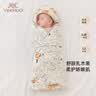 英氏（YEEHOO）婴儿包被加厚乳木果可脱胆包单新生儿产房抱巾冬 山野90*90 实拍图
