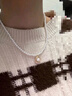 伊灿气质复古施家极细小米珠项链仿珍珠吊坠设计高级感锁骨链小众颈链 施家极细小米珠项链女 实拍图