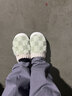 俞兆林棉拖鞋男女居家用室内厚底格子保暖毛绒棉鞋 YG010 实拍图