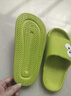 儿童拖鞋夏季外出洗澡居家内防臭防滑男童厚底外穿亲子抗菌凉拖鞋 厚底防滑版-【绿色】 单层 339青蛙 28 /28-29 长度 185 实拍图