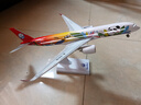 猎瑞飞机模型空客A380南波音787东航民航客机摆件30CM带轮子带灯 川航熊猫A350 实拍图