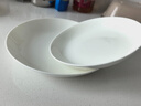 斯凯绨（Sky Top）陶瓷盘子骨瓷深菜盘家用乔迁餐具纯白8英寸饭盘4件套装 实拍图