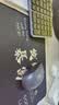 灵蛇(LINGSHE)鼠标垫320*240*3mm中号加厚游戏办公电脑桌垫 趣味文字 可水洗 发财暴富 实拍图