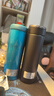 虎牌（TIGER）不锈钢原装进口保温保冷男女水杯MJA-B048-ABT水蓝色480ML 实拍图