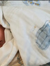 爱贝迪拉婴儿纱布浴巾新生儿童纯棉宝宝初生洗澡专用超软全棉大尺寸裹纱巾 【礼盒套装】6层-90cm浴巾+方巾-王子 70*90cm 实拍图