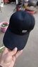 【热巴同款】加大棒球帽帽子男女大头围显脸小春夏字母百搭棒球帽 侧标-黑色 实拍图