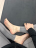 杜威克压力袜瑜伽运动专业防滑长筒女跑步跳绳骑行强力压缩小腿袜 深灰 实拍图