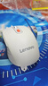 联想（Lenovo） 无线蓝牙双模充电鼠标 蓝牙5.0/3.0 便携办公鼠标人体工学设计 Howard樱花白充电版 实拍图