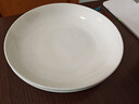 洁雅杰陶瓷盘家用白瓷盘子9英寸中式釉下彩餐盘菜盘汤盘 2只装 新骨瓷 实拍图