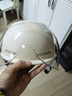 青霄 安全头盔 标准款 新国标 3C认证 抗冲击包裹式防护 电男动女四季车骑通用 卡其色透明镜片 实拍图