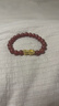 周六福5D硬金如意貔貅黄金转运珠红玛瑙手串AEMN195631 约1g 18cm 礼物 实拍图
