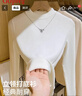 古今（GUJIN）小立领打底衫女内搭保暖上衣莫代尔秋冬基础百搭修身长袖t恤白L 实拍图