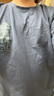 猫人男士睡衣男【纯棉抑菌防螨】时尚宽松长袖套头家居服兰色L 实拍图