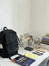 回力书包男初中高中大学生双肩包高颜值大容量电脑背包轻便休闲旅行包 黑色大号【升级拉链+加固肩带】 实拍图