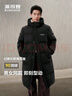 波司登（BOSIDENG）于适同款25新款羽绒服男女同款情侣长款连帽面包服外套 【经典百搭】黑色|8056 M 165/88A 体重约120斤以内 实拍图