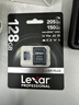 雷克沙（Lexar）128GB TF（MicroSD）存储卡 V30 4K 读205MB/s 无人机运动相机游戏机内存卡（SILVER PLUS） 实拍图